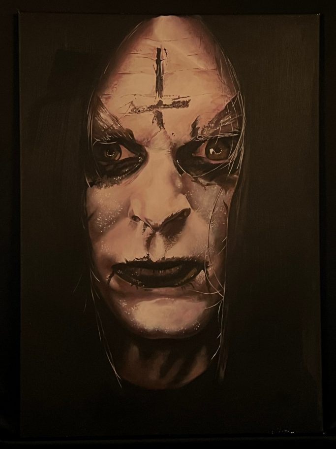 Schatten und Licht Portraitstudie zwischen Licht und Schatten.