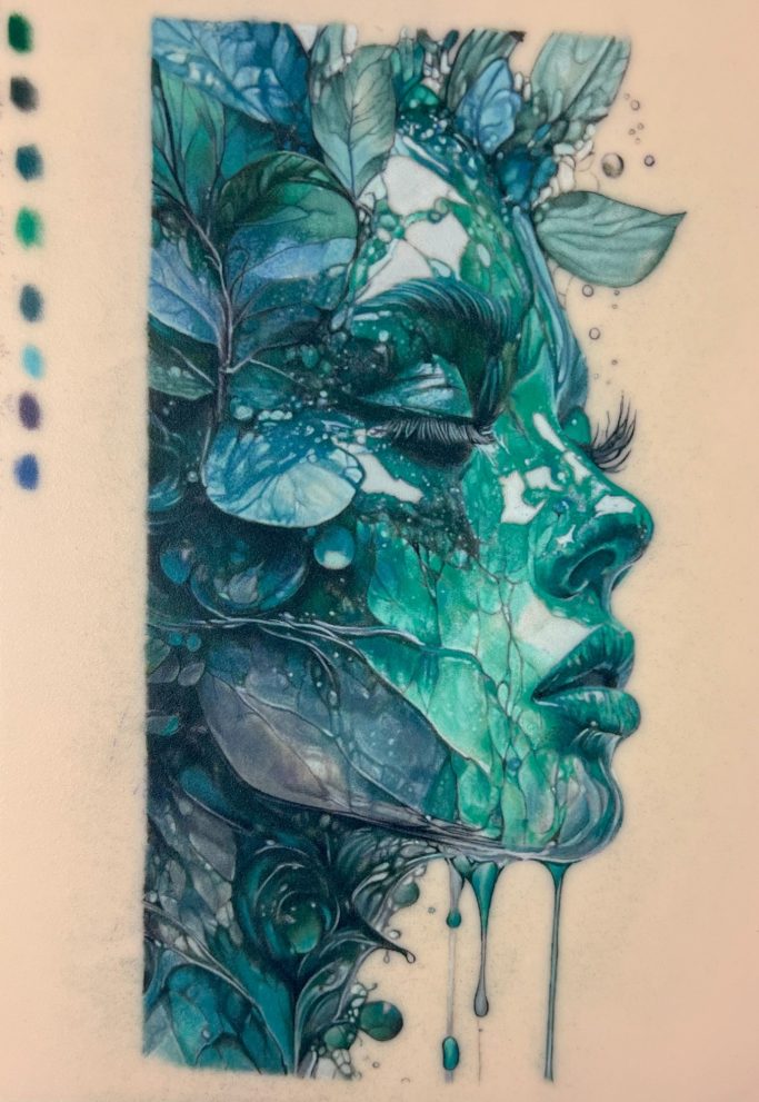 Ornamental Portraitstudie